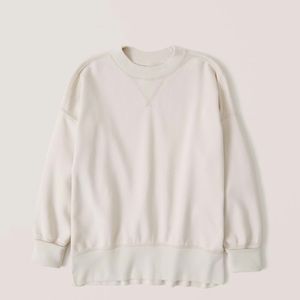 NWT! Abercrombie & Fitch crewneck tunic sweatshirt